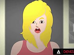 kimmy kimm caught fapping? time for deepthroat blowjob and rough doggystyle pounding