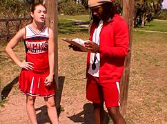 Bipolar Cheerleader Teen Takes Monster BBC Hard