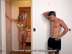 STEPSON CATCHES CUCKOLD STEPMOM MONIQUE FUENTES' DIRTY SECRET!