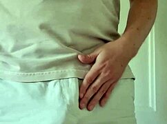 watch this swedish guy stroke and cum loads all over the floor