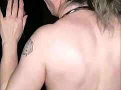 bound euro milf slut bent over in sauna gloryhole for doggystyle cumshots and facials