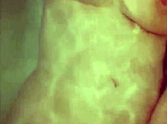 curvy chubby babe plays with toys in bathtub shower reaching big orgasms