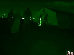 Perfect Muslim teen sneaks into army base for old man's blowjob