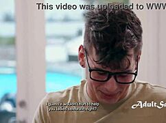 Adira Allure Charlie Forde Bunny Madison gangbanged hard by Kai Jaxon with big tits bouncing.