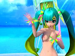 Hatsune Miku And Rin Nude Mod Teases With Big Tits