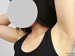 this armpit fetish with the asian beauty drives me wild every lick every sniff