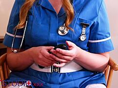 hey play with your cock for nurse greene... cum hard watchin me tease