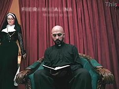 Chubby Brazilian Nun Madalena Worships Ass Licked Before Hard Fuck