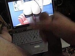 oh man my huge cock throbs as i stroke to massive cumshot in slow motion