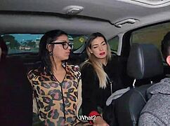 uber driver ass-fucks three latinas on lucky ride