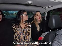 uber driver ass-fucks three latinas on lucky ride