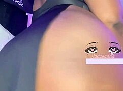 i'm shakin' from this ebony anal homemade fuck n squirt pt 2... t3nt cl3 style