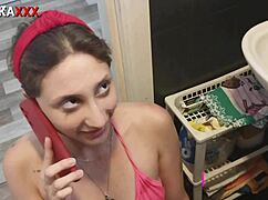 god sadira hotwife in erotikaxxx bathroom with corno calling trailer blows monster cock