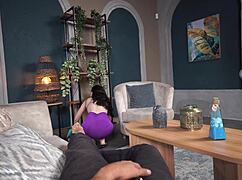 i end up balls deep in my young 18+ stepmother's tight ass after catching her shaking it alone home