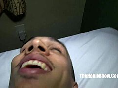 sexy arabian monet gets her curves slammed by latin bodybuilder's thick cock