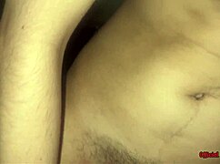 Surprise trip home leads to passionate ride on my girlfriend's hairy wet pussy.