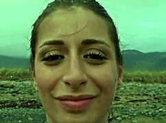 Silvia Soprano's beach domination adventure in Norway features hard slaps spits and kinky rough play.