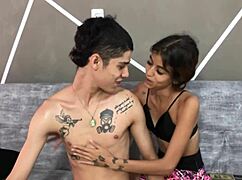 stepsis and stepbro rush to fuck hard alone at home finally 😈🔥💦