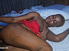 yo lagos stripper babe licks cum off her ass after wild ride