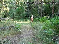 im a foxy blonde flashing big tits outdoors like a cute exhibitionist