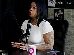 marcelly mello, love big cock licking in sheer red lingerie?