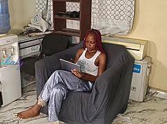 we did anal creampie with my ebony friend his bbc wrecked me