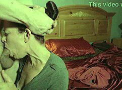 face fucking gagging choking old redhead whore with deepthroat cumshot