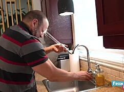 Fresh Cute Tattooed Blonde Fucked Hard Ass By Plumber Rough