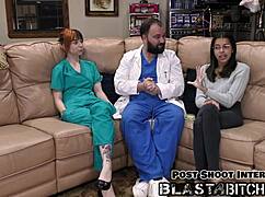 Doctor Creampies Ditria Rose's Wet Vagina in POV Hospital Action!