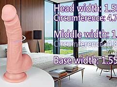 Fukena's Archer realistic dual density silicone dildo feels amazing