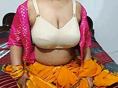 desi bhabhi shares bed for hot taboo doggystyle pussy pounding with dever