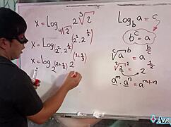 Whoa! Erotic Japanese Algebra Roleplay Ends in Accidental Creampie