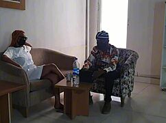 EBONY NURSE BANGS INTERVIEWER FOR PROMOTION!!!