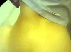 Peach-ass Asian princess rides bareback after watching porn climax