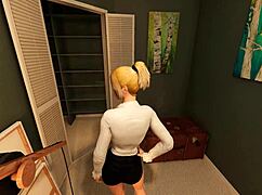 i'm fuckin amy in the paintroom durin house party game her big tits bouncin wild