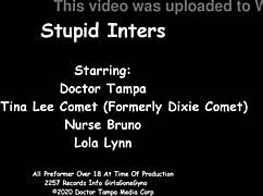 Stupid Interns Ripped Clothes Fingered by Nurse Lola Lynn Backstage