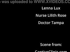 ready for hitachi orgasms nurse? slut lenna lux screams bound and wet