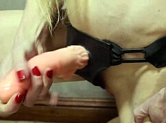 i wreck my male doll's ass with no mercy strap-on