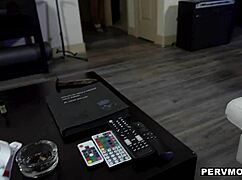 crystal rush stepson rips clothes gives stepmom dripping creampie sideways