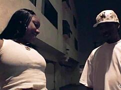 curvy ebony picked up for raw bbc hotel pounding