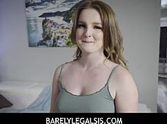 i finally meet eliza eves and her 18yo pussy craves my first creampie ever
