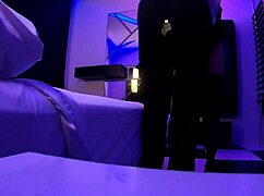 secretary cuckolds husband riding young cock in front of him