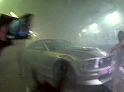 Check this sexy Russian lady stripping satin mini skirt and leather panties slow tease part 2