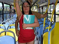i got groped on bus then fucked hard by stranger's big cock publicly!!