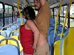 i got groped on bus then fucked hard by stranger's big cock publicly!!