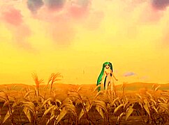 Arabesque Hatsune Miku Goddess Bares Huge Tits And Ass In Full Nude Mod!