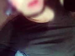 hot young ladyboy rubyqueen takes it deep in her tight ass while stroking