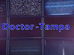 dr tampa gives adrianna fox her tampa university entrance physical in latex gloves