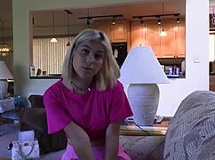 Babysitter lilith grace deepthroats seth brogan then rides his cock creampie style