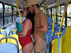 i got groped on bus then fucked hard by stranger's big cock publicly!!